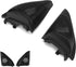 Aramox Stereo Speaker Trim, Pair Car Door Speaker Cover Trim Replacement for Corolla 2003 2006, Black