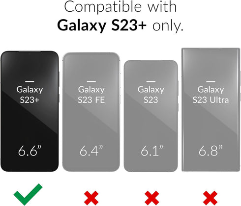 Crave Dual Guard Case for Samsung Galaxy S23 Plus, Shockproof Protection Dual Layer Case, Forest Green