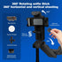 HYTAMY 360Rotation Phone Tripod, Selfie Stick Tripod for iPhone/Android with Remote & Light, Extendable Cell Phone