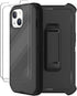 RubCase for iPhone 13 Case with Belt Clip Holster, 2 x Screen Protector,