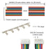 XH 2.54mm Pin Header and Ribbon Cables Wires Kit Compatible with JST-XH Connector 2/3/4/5/6/7/8 Female Pin Housing