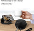 Leayjeen Travel Case for UCOMX/Hicober 3 in 1 Wireless Charger, Foldable Magnetic Charging Station Storage Holder