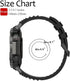 Soft Silicone Replacement Band for Amazfit T-Rex Ultra, Band for Amazfit T-Rex Ultra Smartwatch (No Tracker,