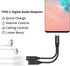 USB C Splitter, Dual USB C Headphone and Charger Adapter, 2-in-1 Type C Audio and PD 60W Fast Charging for 15/15 Pro/15 Plus/15 Pro Max and Other USB C Devices - Black