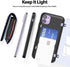 GOOSPERY Magnetic Door Bumper Case for iPhone 11, Card Holder Wallet, Protective Dual Layer, Purple