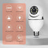 KOWVOWZ 2PCS 2.4GHz & 5GHz Wireless WiFi Light Bulb Security Camera, 1080P Outdoor, 360° Indoor with 2-Way Audio