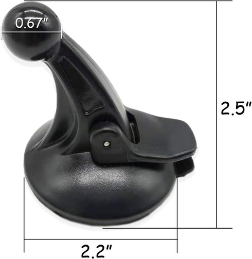 TIHOOD GPS Windshield Mount Holder for Garmin Nuvi Suction Cup Car Windscreen (4PCS)