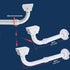 WiTi Solid J-Pole Bracket for Security Surveillance Cameras, Adjustable Wall and Ceiling Mount for CCTV IP Camera