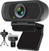 XPCAM Full HD 1080P Webcam with Microphone and Tripod, Pro Streaming Computer Camera