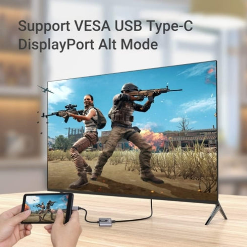 Fonus 4K S23 S24 Projector Converter USB C to HDMI Adapter Compatible with Samsung Galaxy Ultra Plus - TV Video Hub