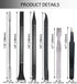 Ewparts 9 PCS Professional Electronics Tool Kit with Pry Tools and Mobile Tweezers for Repair