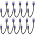 Bkduice 6 inch Short USB C Cable Bulk 10 Pack, Multipack Short USB