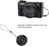 JJC 49mm Thread Filter Adapter for Canon PowerShot G7X III II G5X, includes Snap-On Lens Cap & Cap Keeper String