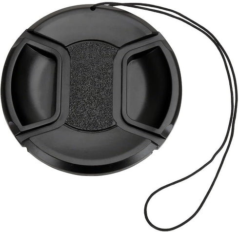 Universal Center Pinch Snap-on Front Lens Cap 40.5mm to 82mm for Canon Nikon Sony Pentax Olympus Cameras