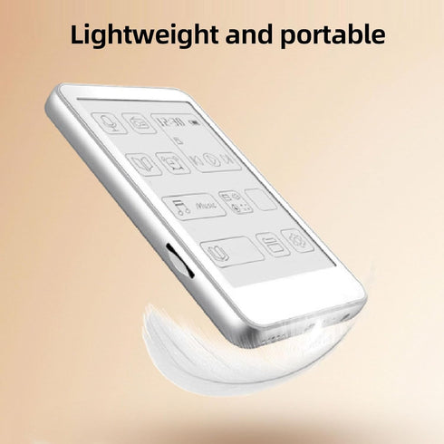 FOSA 2.7 Inch MP3 5.0 Player, Bluetooth HiFi Music Player with Eye Protect Screen, USB C Charging, Portable E Book