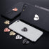 12 Pieces Phone Charm Hook, Cell Phone Finger Ring Keychain Loop Stand, Adhesive Metal Grip for DIY Phone Case Pad