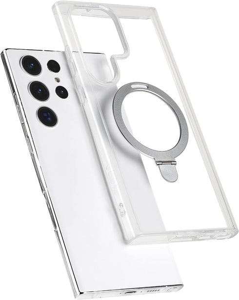 Cavor Samsung Galaxy S22 Ultra Case: Magsafe, Kickstand, Full-Body Shockproof, Slim, Crystal Clear for Men & Women.