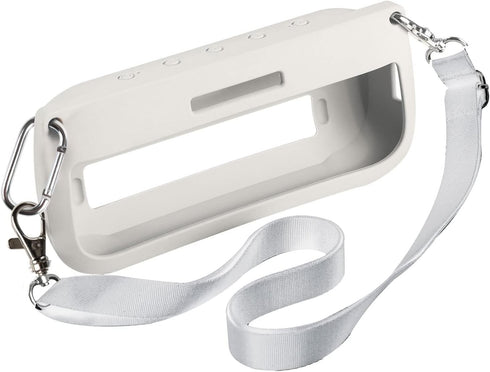 Khanka Silicone Case Replacement for Bose SoundLink Flex Bluetooth Portable Speaker (White)
