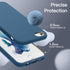 JETech Silicone Case for iPhone 6s/6, Silky-Soft Touch Full-Body Protective Shockproof Cover, Blue Cobalt