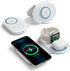 2024 Version 3 in 1 Wireless Charger Super Fast Charging Station for iPhone, Apple Watch, AirPods, White, Travel Dock
