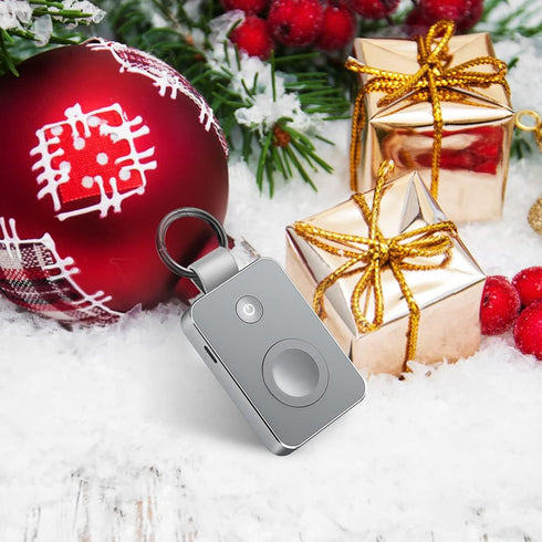i.VALUX 2000mAh Portable Keychain Charger for Apple Watch Series 9/8/7/6/5/4/3/2, Wireless Travel USB C Charger