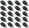 FULARR 20Pcs Professional RCA Connector Kit - 10 Pairs RCA Male Plug & Female Socket for AV Screw Terminal Block