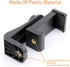 KLIOMAX Set 1/4 (2-Pack) Dual-Mount Smartphone Tripod Adapter Vertical & Horizontal Phone Holder with Screw, Adjustable