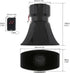 ePathChina 7 12V 100W (2PCS Tone Sound Loud Car Siren Vehicle Horn Hooter/Ambulance/Siren/Traffic Sound with Black