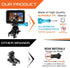 MiPremium Helmet Buckle Mount Adapter for GoPro Hero 12 11 10 9 8 7 6 5 4 3 Black Silver & Other Action Camera