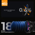 K&F CONCEPT 49mm ND2-ND400 (1-9 18 Variable ND Lens Filter Stops) Multi-Layer Coatings Adjustable Neutral Density Ultra