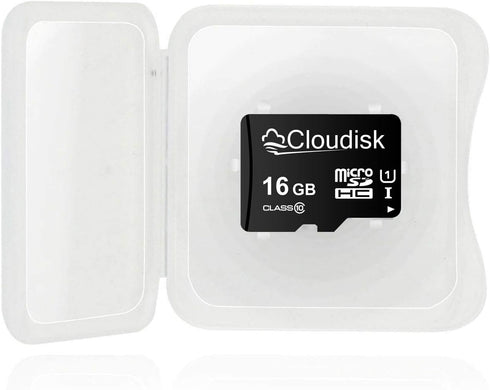 Cloudisk Pack 5 16GB C10 A1 U1 (16 of Micro SD Card Flash Memory Card Micro SDHC with SD Adapter, Card Reader GB)