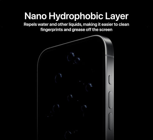 iPhone 15 Pro Max Screen Protector (3 Pack) - 9H Tempered Glass, Shatterproof, Scratch Resistant, Case Friendly, No