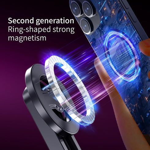 MiniLuxis 4-in-1 Magnetic Phone Tripod, Portable Selfie Stick, Pocket Size Foldable Extendable Tripod for iPhone