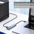 Znoogrn 5 1 3.0 5 in USB Hub, USB Extender with USB C Data Port, Ports USB Hub for Laptop, PC, Flash Drive, Mobile HDD