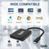 uptab USB C to DisplayPort Dual Monitor Adapter Hub - Dual 4K 60Hz Multi Monitors Splitter for Windows PC and macOS