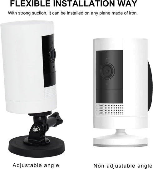 Magnetic Wall Mount for Ring Stick Up Cam Battery, Ceiling Mounting Bracket for Outdoor Indoor Security Camera with