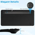 Bluetooth Keyboard, Ultra-Slim Wireless for iPad, Rechargeable Ergonomic Computer Keyboard for iOS, Android, Windows PC