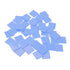 50Pcs Thermal Pad 15x15x1mm, Non Conductive Silicone Thermal Pads with 6.0 W/mK Conductivity for Laptop Heatsink