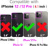 Asuwish Phone Case for iPhone 12 Pro iPhone12 6.1 Wallet Cover With Tempered Glass Screen Protector and Crossbody Wrist Strap Flip Zipper Card Holder Cell iPhone12pro 5G i 12s 12pro Women Girls Purple