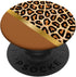Leopard Pattern Gold/Brown Animal Pattern PopSockets PopGrip, Elegant Modern Swappable Grip for Phones