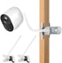 2Pack Flexible Clamp Mount for Arlo Cam, Pro/Pro 2/Pro 3/Ultra, Flexible Gooseneck Mounting Bracket (White)