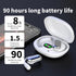 JIECAN Open Ear Headphones - Bluetooth V5.3 Wireless Earbuds with Earhooks, Digital Display Charging Case, Waterproof