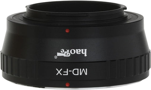 Haoge Lens Mount Adapter for Minolta Rokkor MD MC Lens to Fujifilm X FX Mount Cameras like X-A5, X-E3, X-T3