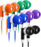 Keewonda 30 Pack Multi Color Earbuds for Kids, In-Ear, Wired, 5 Colors