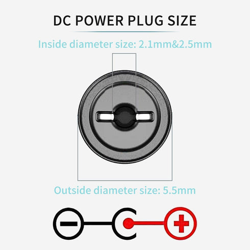 15V 2A DC Power Supply Charger - Input AC 100V-240V, Output DC 15 Volt 2 Amp 30 Watt with 5.5mm x 2.5mm