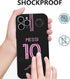 ZERMU Lione%l Mess%i Super Soccer Star Miam-i #10 Case for iPhone 14 Plus, Full Protection Soft Silicone TPU Shock