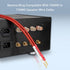 Monosaudio Audiophile Banana Plugs Pure Copper 4 Pcs Double Screw Locking for 10Awg to 17Awg Speaker Wire with L-Form