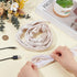 2PCS 39inch BENECREAT Chandelier Chain Cover, Fabric Cord Cover, Velvet Cloth Chain Sleeve for Electric Wire Lamp