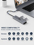 Giq M1 USB Docking Station USB C HUB USB C to HDMI Adapter Triple Display USB C Laptop Docking Station Compatible
