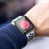 Black Hard Case for Apple Watch SE Series 6/5/4 44mm with Screen Protector